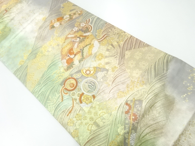 Japanese Kimono / Fukuro Obi Silk